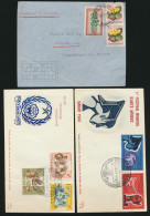 Afrika Kongo 3 Alte Briefe Africa Congo Three Old Covers - Afgestempeld