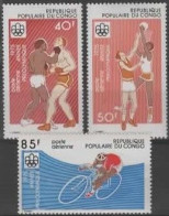 RÉP. POPULAIRE Du CONGO :1975: Y.PA210-15 : ## Année Préolympique ##.  @§@ Boxe – Basket-ball – Cyclisme - ..... - Zomer 1976: Montreal