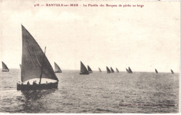 FR66 BANYULS SUR MER - Brun 938  - La Flotille Des Barques De Pêche Au Large - Banyuls Sur Mer