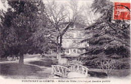 85 - Vendée -    FONTENAY Le COMTE - Hotel De Ville Et Jardin Public - Fontenay Le Comte