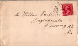 US Cover 2c 1892 Watersmeet To Lycoming Pa - Briefe U. Dokumente