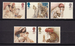 196 GRANDE BRETAGNE 1984 - Y&T 1163/67 - Noel Vierge Enfant Berger Offrande - Neuf ** (MNH) Sans Charniere - Unused Stamps