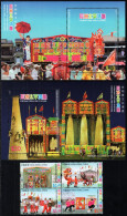 Hong Kong - 2024 - Cultural Heritage - Cheung Chau Jiao Festival - Mint Stamp Set + 2 Souvenir Sheets - Unused Stamps