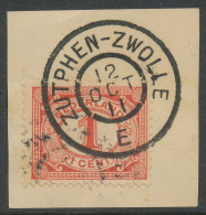 Grootrondstempel Traject Zutphen - Zwolle E 1911 - Cat. Onbekend - Postal History