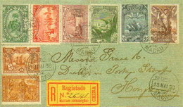 Macau Vasco Da Gama Set On Registered Cover On Calendar Card (see Description) - Other & Unclassified