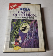 Jeu Vintage Sega Mega Drive Castle Of Illusion Staring Mickey Mouse Avec Notice - Megadrive