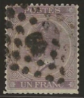 Belgie  .   OBP    .    21A (2 Scans)   .   O     .   Gestempeld     .   /   .   Oblitéré - 1865-1866 Profil Gauche