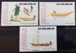 Angola 1998, Traditional Boats, MNH Stamps Set - Angola