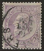 Belgie  .   OBP    .    52    .   O     .   Gestempeld     .   /   .   Oblitéré - 1884-1891 Leopold II