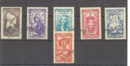 Yvert 593 à 598 - Secours National - Régions - Série 6 Timbres Oblitérés - Otros & Sin Clasificación