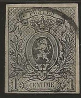 Belgie  .   OBP    .    22  (2 Scans)      .   O     .   Gestempeld     .   /   .   Oblitéré - 1866-1867 Petit Lion