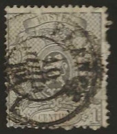 Belgie  .   OBP    .    23   .   O     .   Gestempeld     .   /   .   Oblitéré - 1866-1867 Piccolo Leone