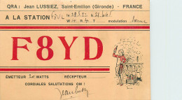 33* ST EMILION  Carte Radio Amateur       RL40,0702 - Radio