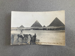 Egypt The Pyramids Of Giza Showing Overflow Of River Nile Carte Postale Postcard - Pyramiden