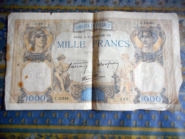 BILLET 1000 FRANCS TYPE CERES ET MERCURE Du 18 JUILLET 1940 - C.10298 159 - 1 000 F 1927-1940 ''Cérès Et Mercure''