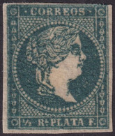 Cuba 1856 Sc 9 Antillas Ed 4 MNG(*) Some Paper Adhesion On Back - Cuba (1874-1898)