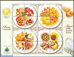 San Marino 2003 Gastronomy 16v M/s, Mint NH, Health - Food & Drink - Ongebruikt