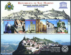 San Marino 2008 UNESCO World Heritage S/s, Mint NH, History - Unesco - World Heritage - Unused Stamps