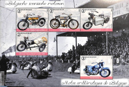 Belgium 2024 Motorbikes 5v M/s, Mint NH, Transport - Motorcycles - Unused Stamps