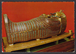 114510/ CAIRO EGYPTIAN MUSEUM, Tutankhamun, The Second Coffin Of Gold And Semi Precious Stones - Museums