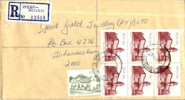 RSA South Africa Cover Westhoven  To Johannesburg - Storia Postale