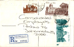 RSA South Africa Cover Jan Smutslughawe Airport To Johannesburg - Storia Postale