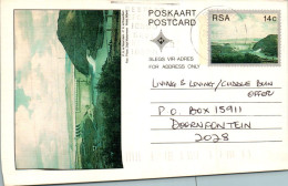 RSA South Africa Postal Stationery Dam To Doornfontein - Lettres & Documents