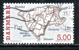 DANEMARK DANMARK DENMARK DANIMARCA 1995 DANISH ISLANDS FUR 5k USED USATO OBLITERE' - Oblitérés