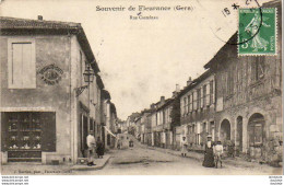 D32  Souvenir De FLEURANCE  Rue Castelnau - Fleurance