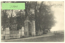 Jarnac : Entrée Du Jardin Public - Jarnac