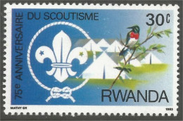 XW01-1553 Rwanda Boy Scouts Scoutisme MH * Neuf - Neufs