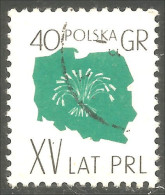 XW01-1160 Pologne Blé Wheat Agriculture Carte Map - Landwirtschaft