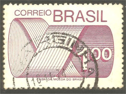 XW01-1834 Brazil 1974 Ruban Mobius Strip Mathématique Mathematics - Other & Unclassified