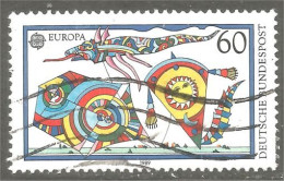 XW01-1771 Germany Cerf-volant Kite Europa 1989 - Non Classés