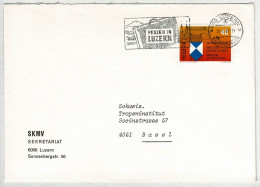 Schweiz / Helvetia 1980, Brief Luzern - Basel, Ferien / Vacances / Holidays - Autres & Non Classés