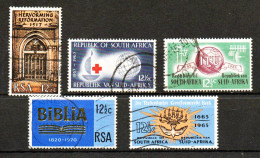 Afrique Du Sud Lot 1 YT 276-295-297-310-327 Côte 15 € - Gebraucht