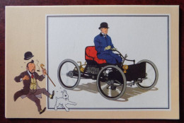 Chromo Tintin Voir Et Savoir " Automobile Origines à 1900 , Série 2 " - Quadricycle Ford 1896 - Chromos