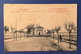 812 SPAIN ESPAÑA ALBACETE VILLAROBLEDO ERMITA Y PASEO DE NTRA. SRA. DE LA CARIDAD RARE POSTCARD - Albacete