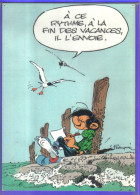 Carte Postale Bande Dessinée Franquin  Gaston Lagaffe  N°48  Très Beau Plan - Comicfiguren