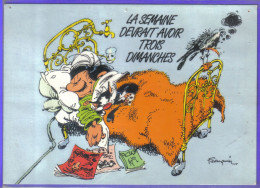 Carte Postale Bande Dessinée Franquin  Gaston Lagaffe  N°31  Très Beau Plan - Comics