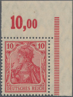 Deutsches Reich - Germania: 1905, Germania-Friedensdruck, 10 Pf In Der Guten D-F - Ongebruikt