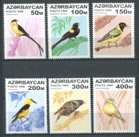 AZERBAIJAN 1996 - AVES - PAJAROS - YVERT 276/281** - Azerbaijan