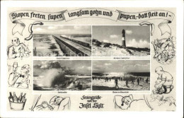 72216552 Sylt Hindenburgdamm Spritzwellen Leuchtturm Insel Sylt - Sylt