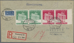 Bizone: 1948, 10 Und 20 Pf Berlin-Hilfe Je Im Waagerechten Paar, Dabei Der Recht - Sonstige & Ohne Zuordnung