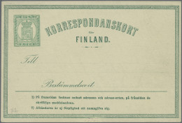 Finland - Postal Stationery: 1871/2004, Assortment Of Apprx. 260 Mainly Unused S - Entiers Postaux