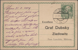 Österreich - Privatganzsachen: 1904/1920 (ca.), Partie Von 20 Ganzsachen (Umschl - Sonstige & Ohne Zuordnung