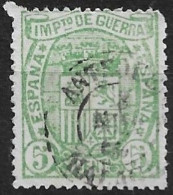 ESPAÑA 1875 - Escudo De España Sello  5 C. Edifil  154 - Gebruikt