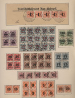 Württemberg - Marken Und Briefe: 1900/1920, Interessante Saubere Sammlung Pfenni - Sonstige & Ohne Zuordnung