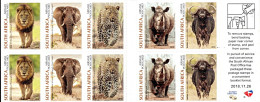 AFRIQUE SUD SOUTH AFRICA 2018 Big Five Booklet Carnet Animal Lion Elephant - Neufs