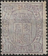 ESPAÑA 1875 - Escudo De España Sello  10 C. Edifil  155 (0) - Gebruikt
